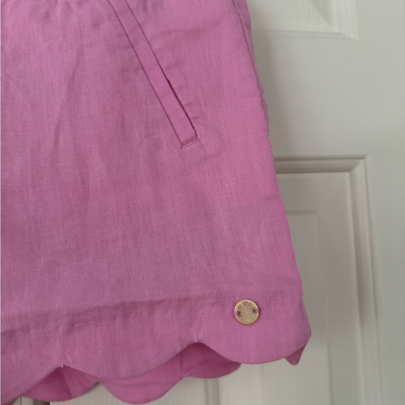 Lilly Pulitzer 4” Brea Linen Shorts NWT Small - Picture 3 of 5